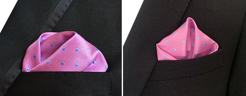 25*25cm Herren Anzüge Einstecktuch Taschentücher für Hochzeit Mode Paisley Dot Taschentücher Herren Brust Handtuch Geschenk – Detail 7