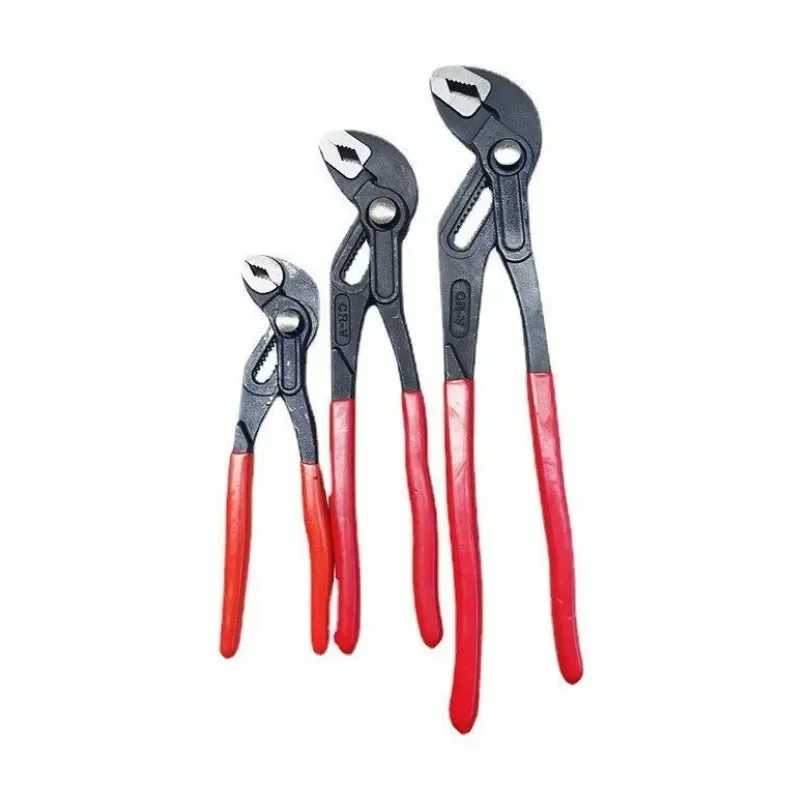 Water Pump Pliers Quick-Release Plumbing Pliers Pipe Wrench Adjustable Water Pipe Clamp Pliers Multi-functi Household Hand Tools