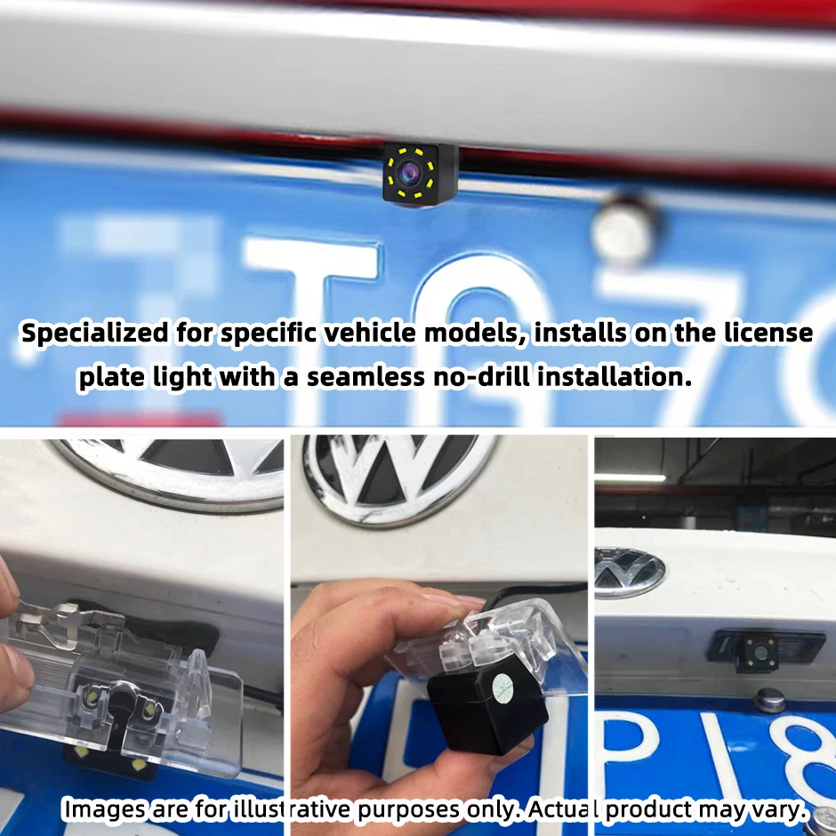 Obrázek 7: CVBS hd auto zadní výhled couvat záloha kamera  8 LED  pro BMW 1 řada E82 3čepel řada E46 e90 E91 5barvy řada E39 E53 X3 X5 Android DVD