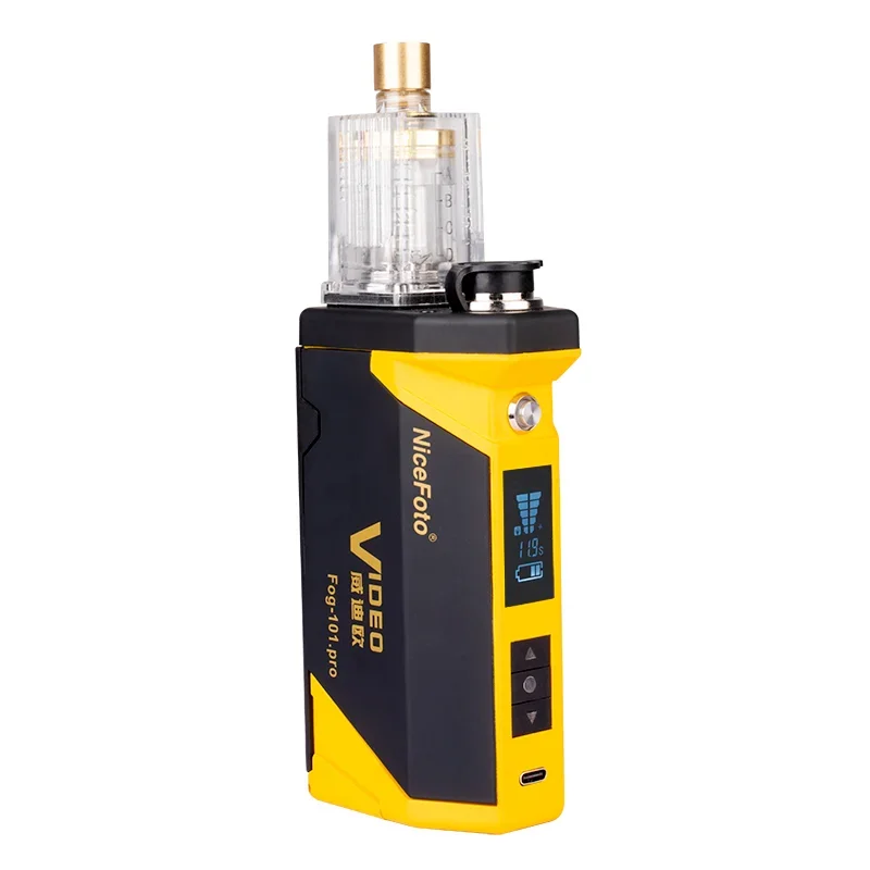 NiceFoto Fog-101 Portable Hand-Held Fog Machine Dry ice Smoke Effect Powerful Photography Smoke Machine for Film Productions