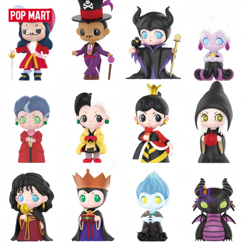 

POP MART Disney Villain Series Blind Box Cute Cartoon Figure Desktop Decoration Model Collectible Toy Surprise Birthday Gift