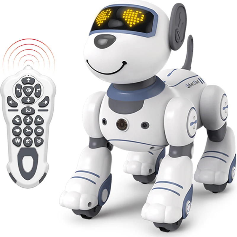 

Wireless Handle Emo Robot Smart Toys Dance Voice Command Sensor Singing Dancing Robot Toy for Kids Boys and Girls Talkking Dogs