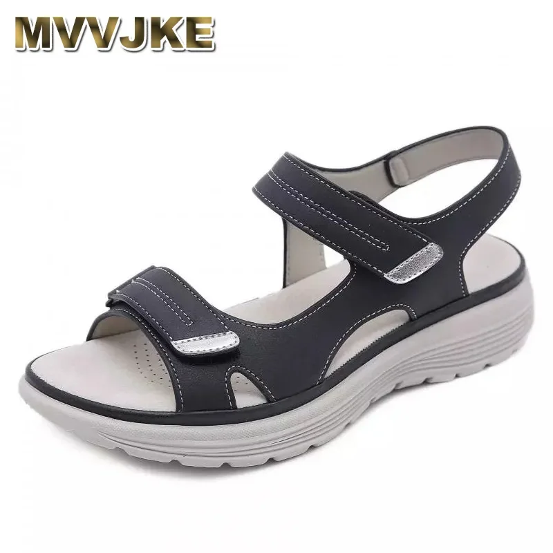 

MVVJKE Wedges Heels Designer Shoes Woman Fashion Platform Sandals Women Summer Gladiator Sandals for Women Shoes Ladies Sandles