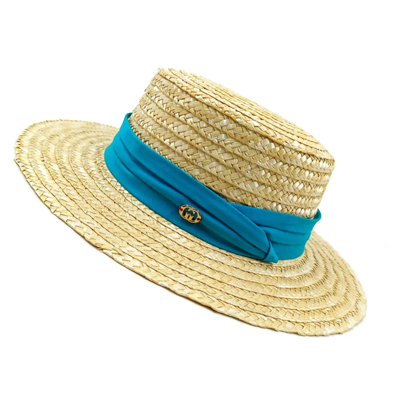 Wheat Straw 2024 Flat Top Summer Straw Hat Colorful Ribbon Accessories Sun Hat Women\'s Travel Outdoor Beach Hat  sombrero mujer