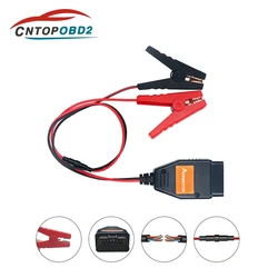 OBD2 Car Emergency Power Off Protector Battery Test Lead Clips Car Battery Clip Cables Electric Equipment Tools ECU Memory Saver