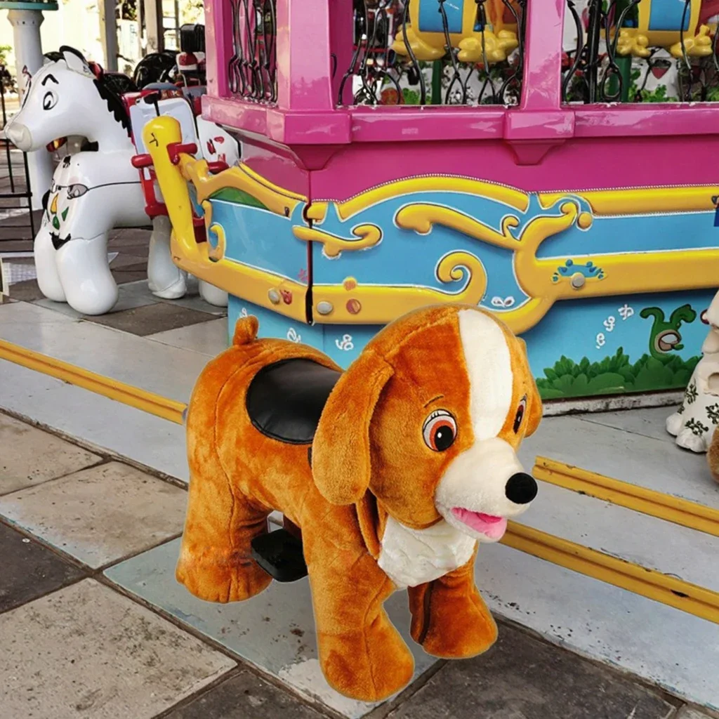 

Creative Walking Dog Toys Animal with Coin Operated &CE Certification