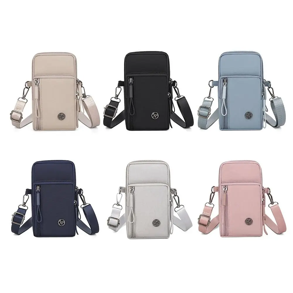 Повседневная сумка через плечо на молнии, многофункциональная водонепроницаемая сумка для ключей, кошелек для монет