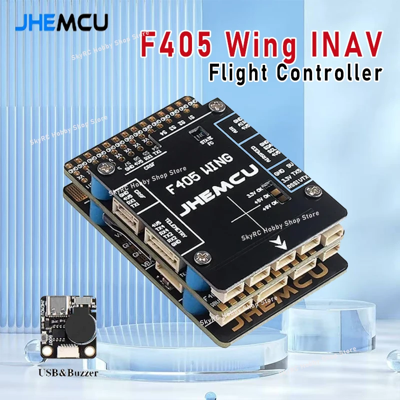 JHEMCU F405 Wing Flight Controller - INAV BEC OSD Blackbox FPV RC Fixed-Wing Component