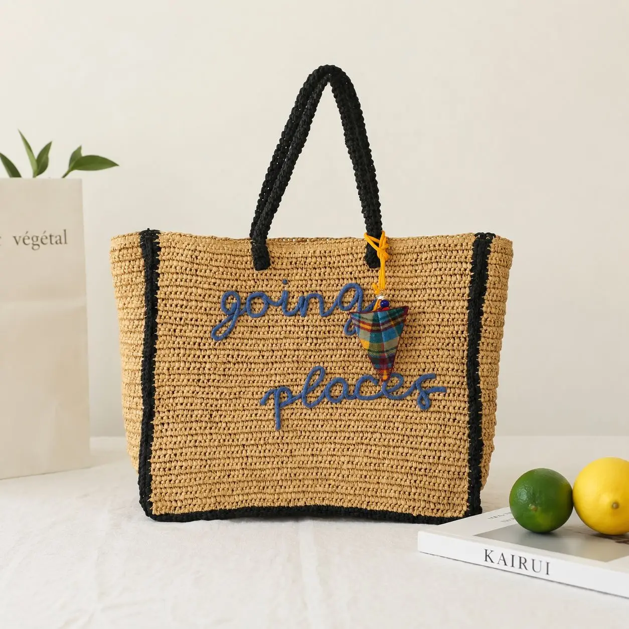 Large Capacity Tote Straw Bag Bohemian Knitting Shoulder Bag NEW Summer Travel Beach Bags for Women Shopping Purses and Handbags