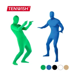 Green Screen Suit Chroma Key Jumpsuits for Movie Tiktok Video Invisible Effect Photographic Filming Studio Props