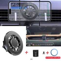 1 Set For Geely Monjaro 2021-2023 Magnetic Mount Car Phone Holder 360° Rotatable Adjustable Bracket With a Base Accessories