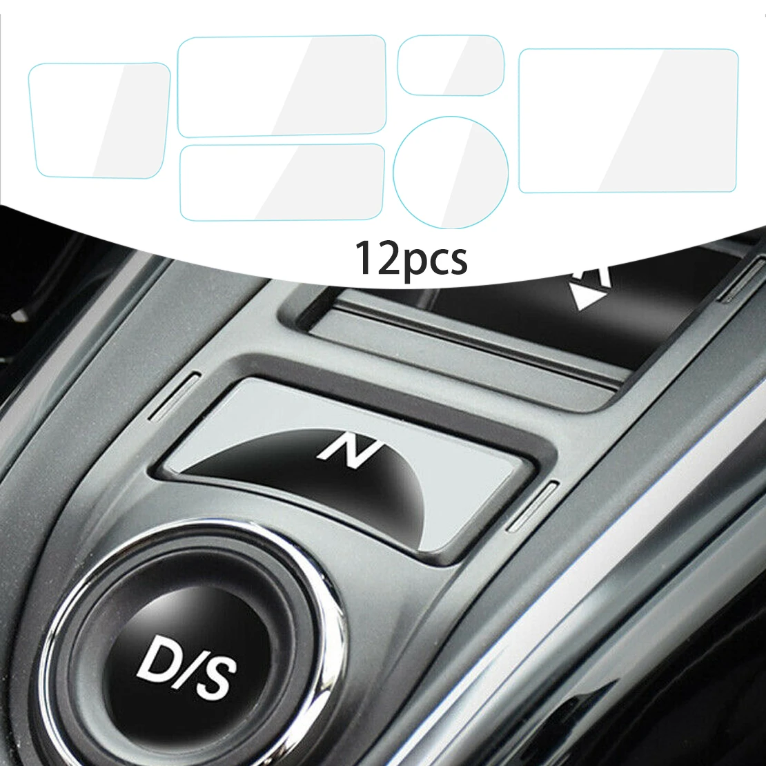 NEW 2 Sets Transparent Front Central Gear Shift Button Switch Panel Thin Film Protect Sticker Fit For Acura RDX 2021 2020 2019