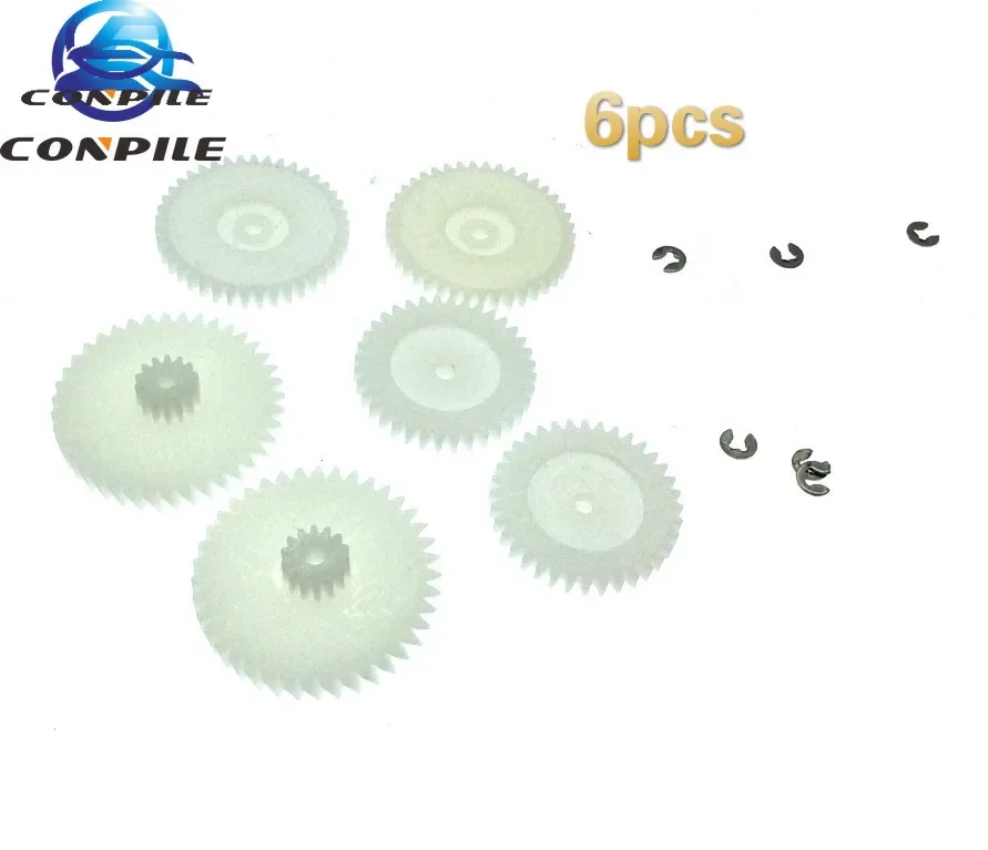 

6pcs Helical gear for Philips radio tape recorder D8303 D8403