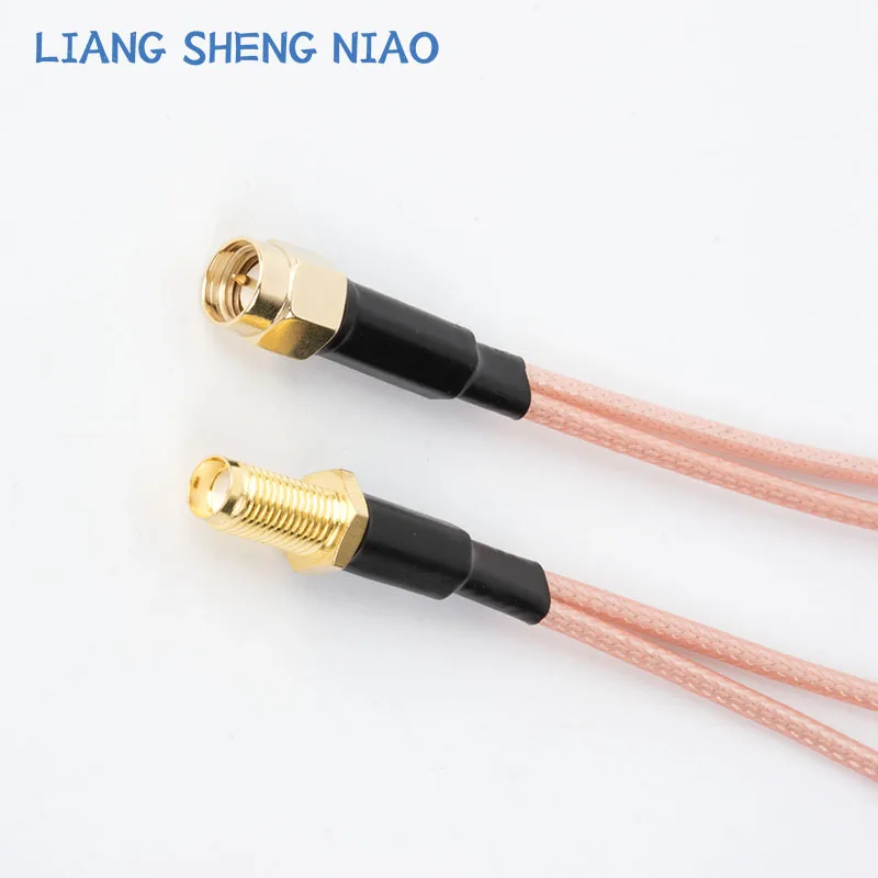 SMA to 2X SMA Male Female Y type Splitter Combiner jumper cable pigtail RG316
