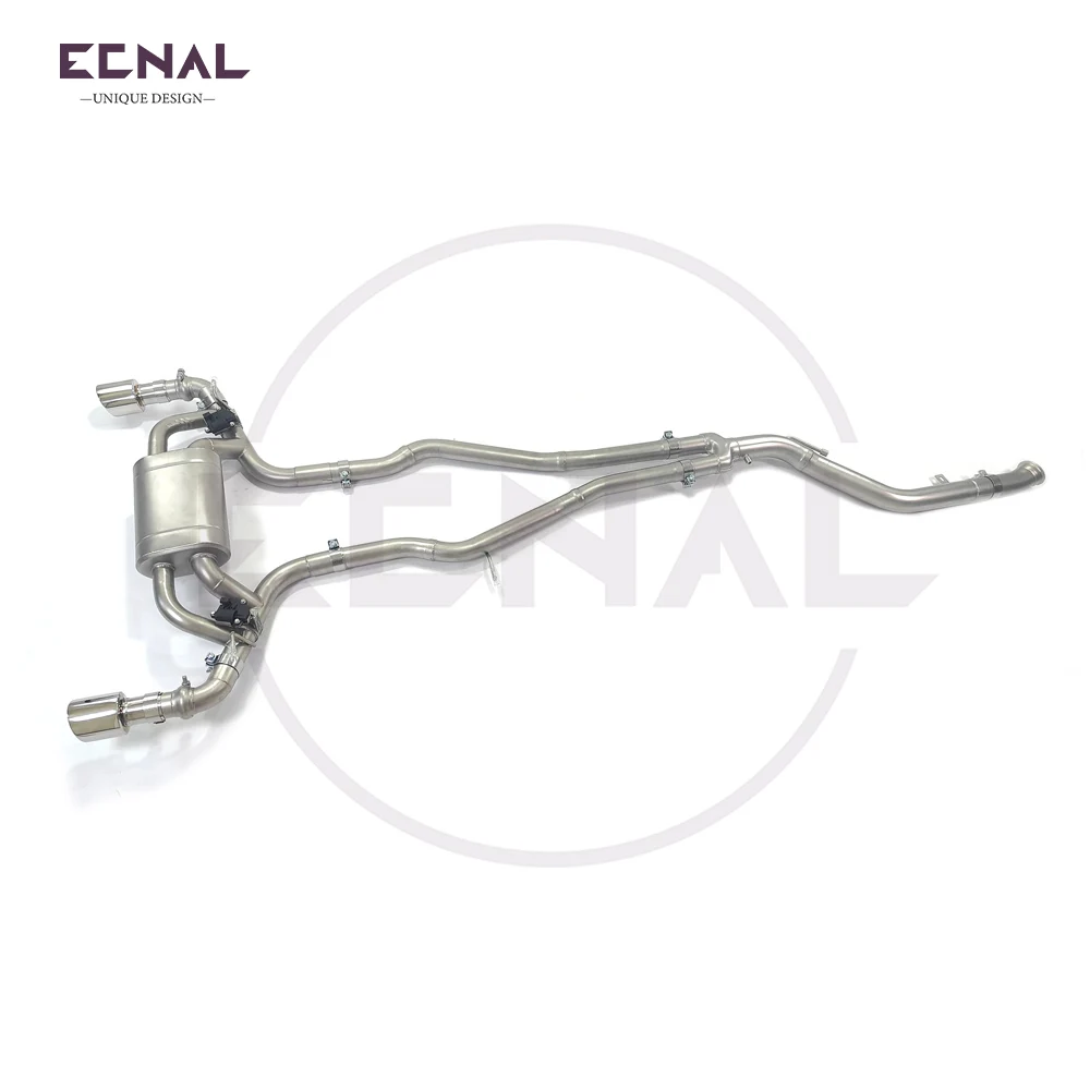 

Выхлопная система Ecnal Catback с клапаном для Toyota Supra A90 B58 3.0T, нержавеющая сталь 304, спортивная выхлопная система с клапаном и глушителем
