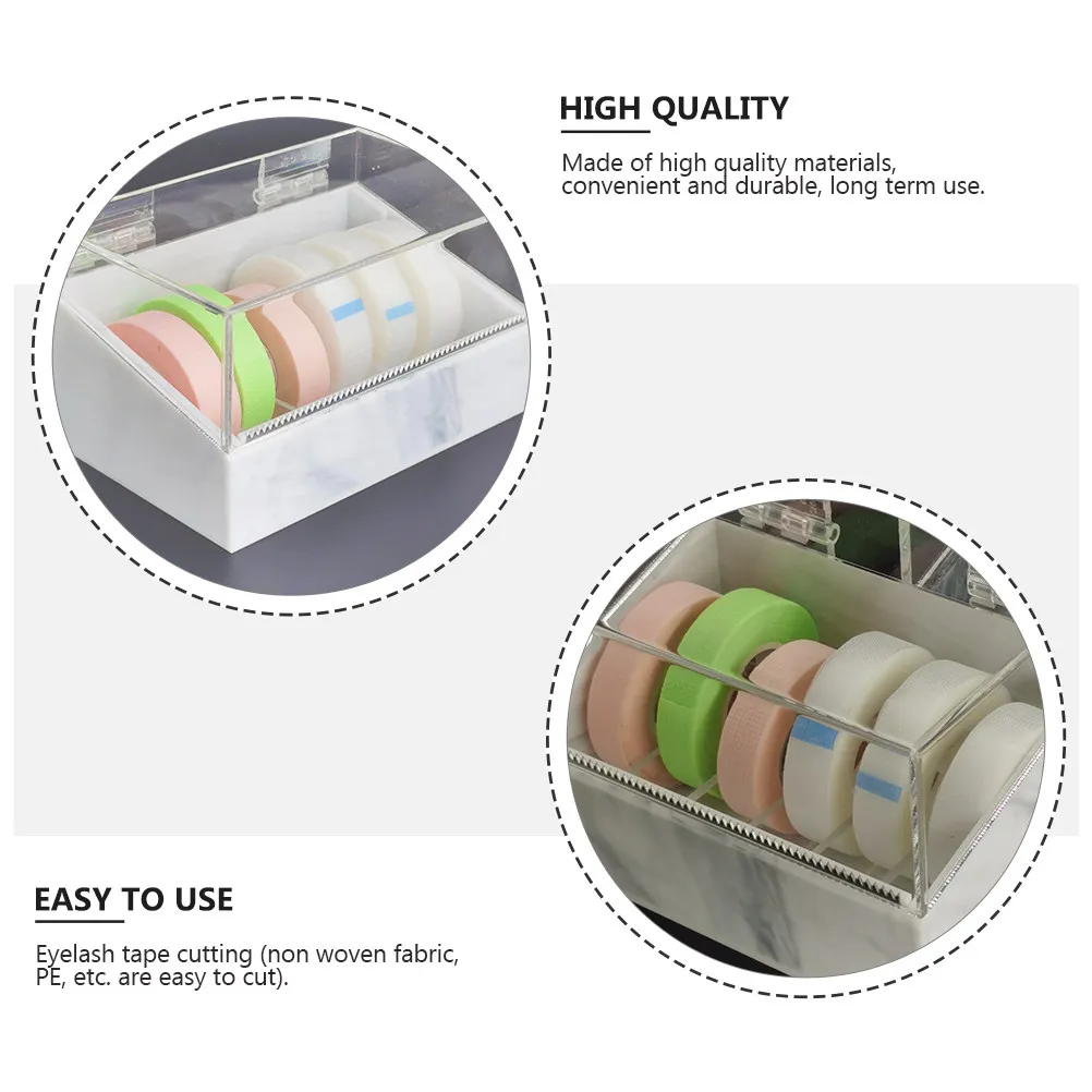 Eyelash Tape Cutter Dispenser – Smooth, Professional Eyelash Extension Tool for Clean, Precise Cutting