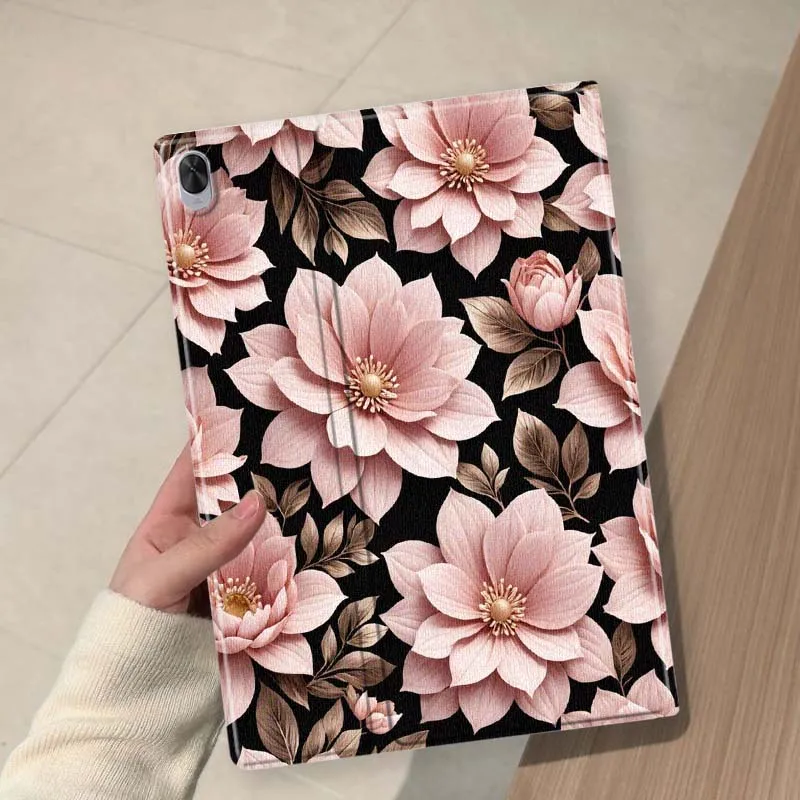 Peony Floral For Huawei MediaPad 11 M5 M6 ES Pro M5Lite Honor Pad V7 V8 X7 X8 X9 GT Pro Tab Tablet Case Soft