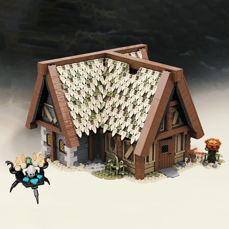 منتج جديد رائع MOC بنة نموذج فايكنغ التكنولوجيا القبلية وحدات لعبة الأطفال لتقوم بها بنفسك مجموعة التجميع