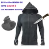 EU EN388 CE Level 5 Anti-cut Clothing Hoodie With Neck Cover Outdoor Protective Clothing Outdoor Self-defense Cut Resistant 7 EU EN388 CE Level 5 Anti-cut Clothing Hoodie With Neck Cover Outdoor Protective Clothing Outdoor Self-defense Cut Resistant 7