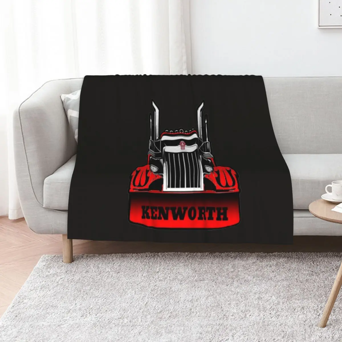 Kenworth Throw Blanket Soft Warm Blanket Gift for Men Women Adults