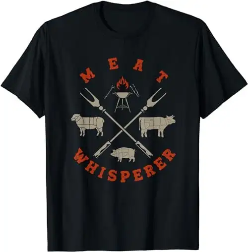 Smoked BBQ Grilling Meat Smoking Whisperer Barbecue T Shirt SweaT 47892