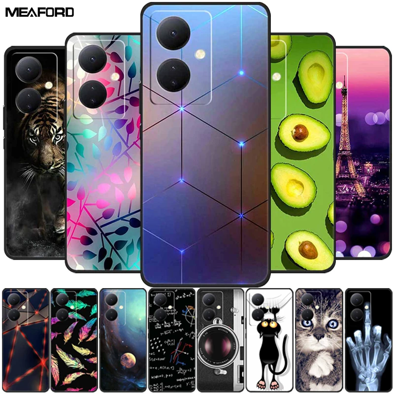 For vivo V29 Lite 5G Cases V29Lite Fashion Soft TPU Silicone Back Covers for Vivo V29 Lite Phone Case Coque Funda Etui V 29 Lite