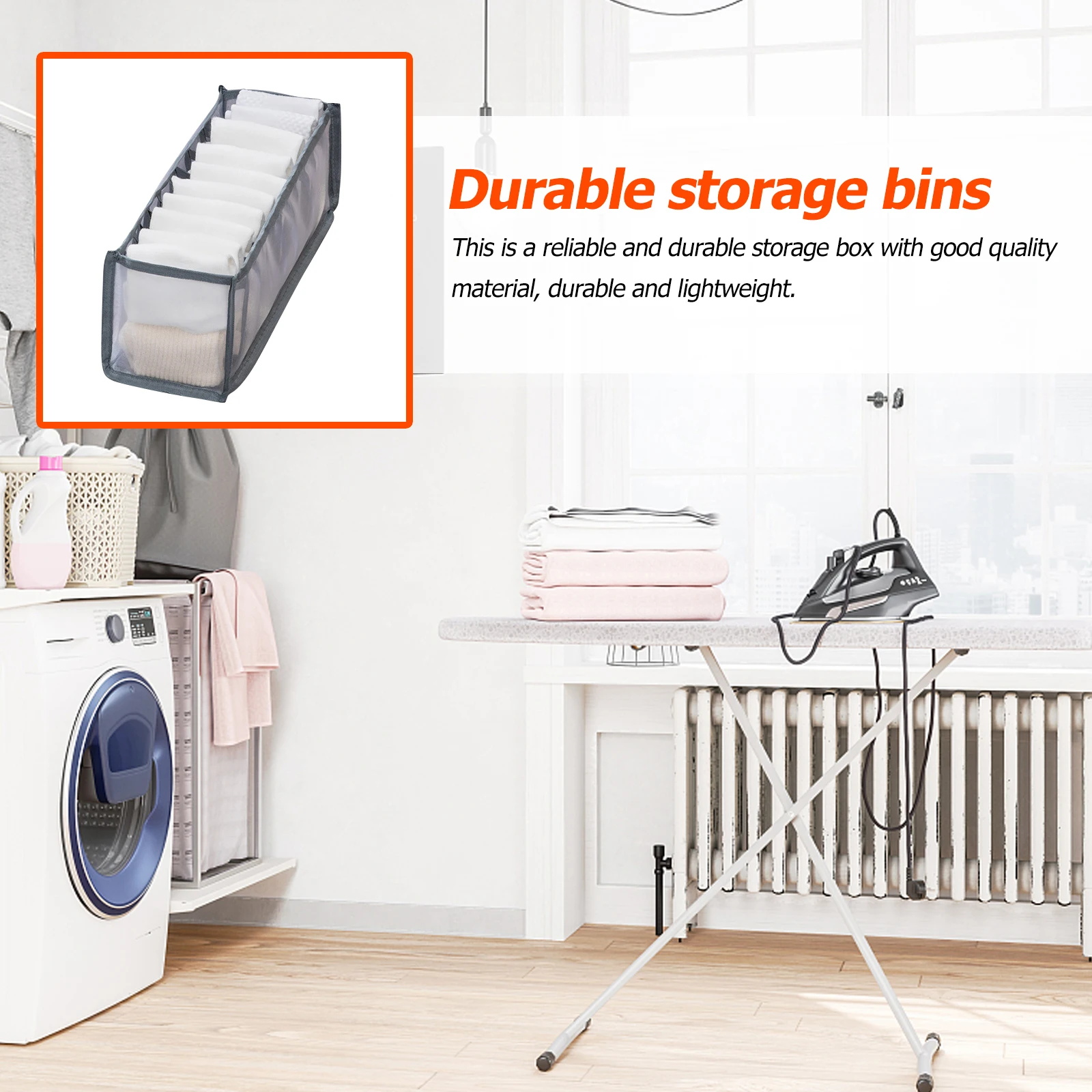 

Underwear Storage Box Wardrobe ganizer Sock Holder Clothing Travel Container Nylon Material Strong Capacity
