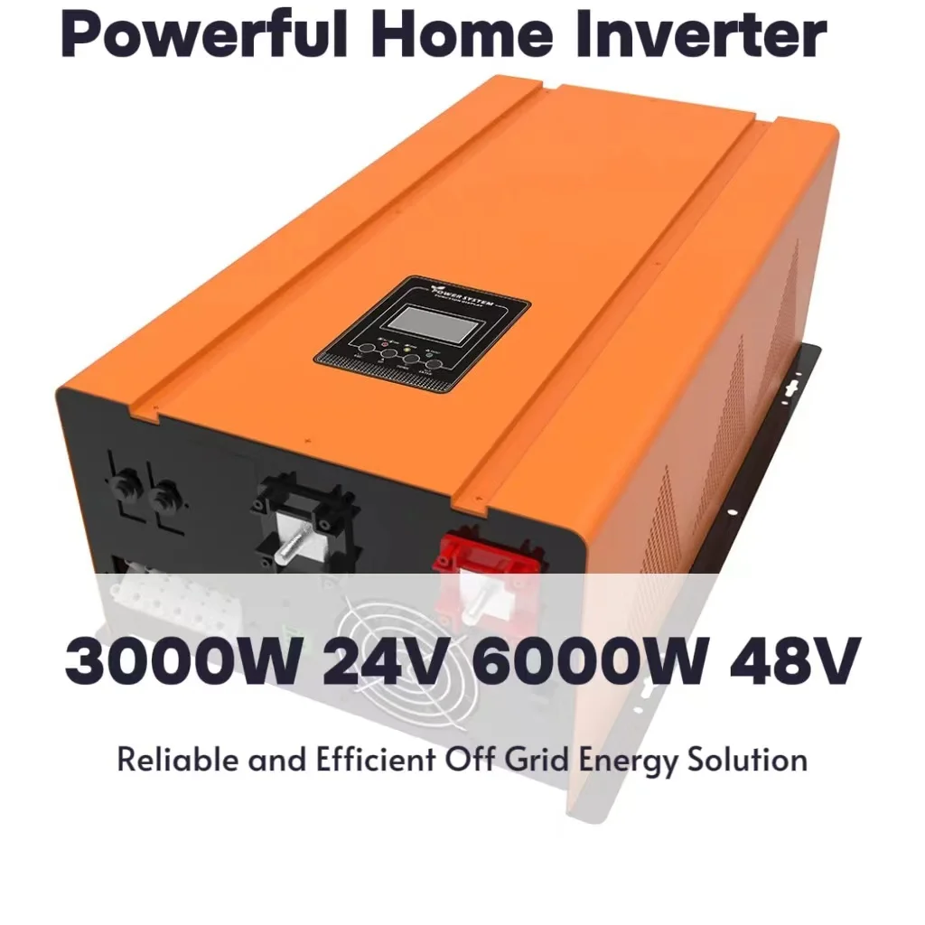 

3KW 24V 6KW 48V 230VAC Low Frequency Off Grid Pure Sine Wave Home Power Inverter with battery charger UPS Inverter