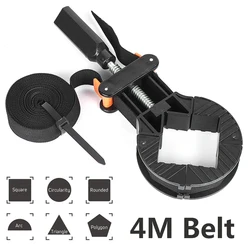 4M Pure Nylon Multifunction Blet Clamp Frame Clips Quick Adjustable Band Clamp 90 Degrees Right Angle Frame Clips Polygonal Clip