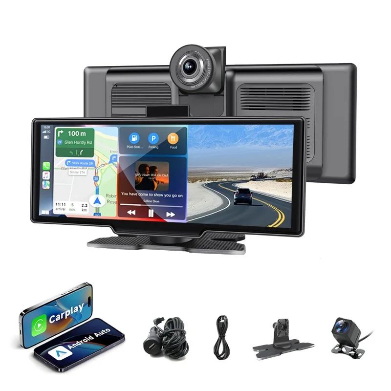For car Carplay Screen for Apple Or Android Universal 10.26” Screen Car Radio Multimedia WIFI Video Player Wireless
