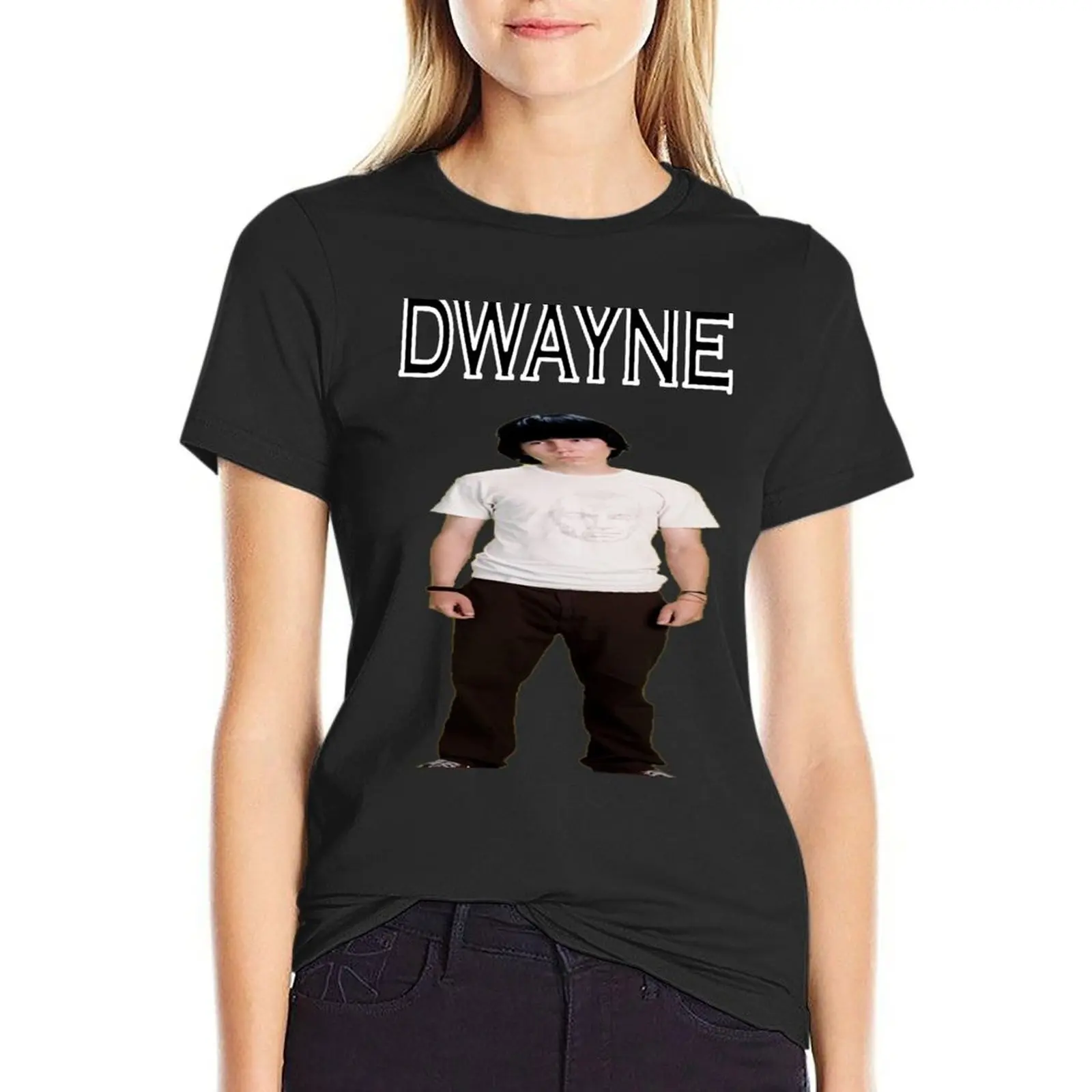 Dwyane Hooover T-Shirt tees anime clothes t shirts for Womens