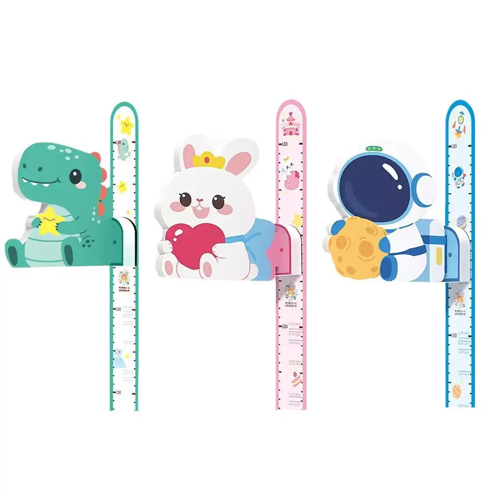 65-180cm Removable 3d Cartoon Height Stickers Self-adhesive Children's Magnetic Suction Baby Height Wall Stickers