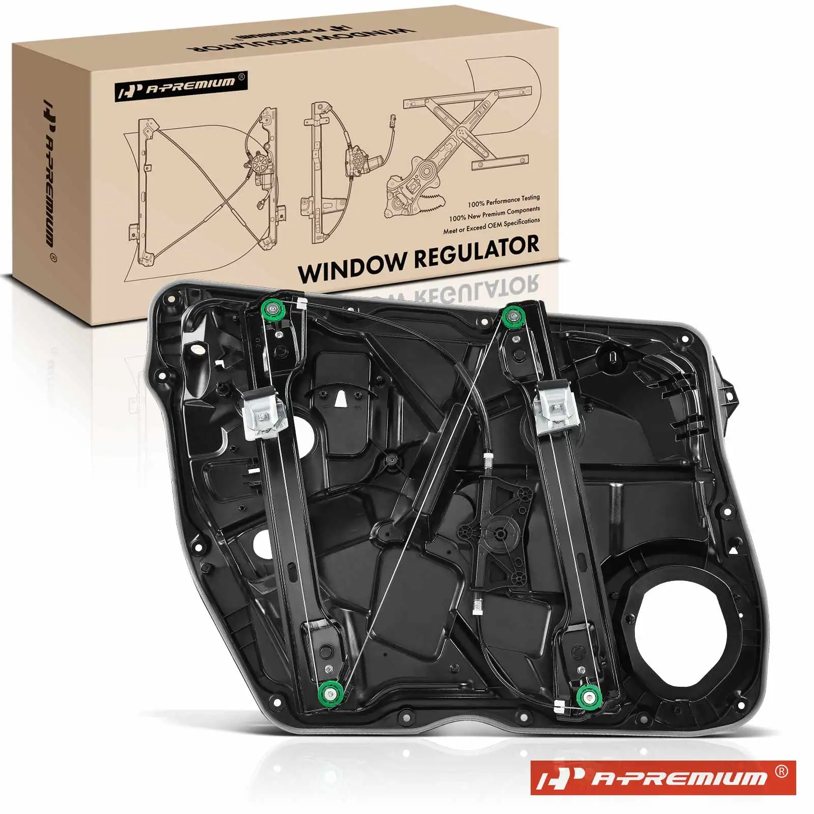 A-Premium Front Passenger Side Window Regulator withPanel for Mercedes-Benz GL350 GL450 GL550 2013-2016 GLS450 GLS550 2017-2019
