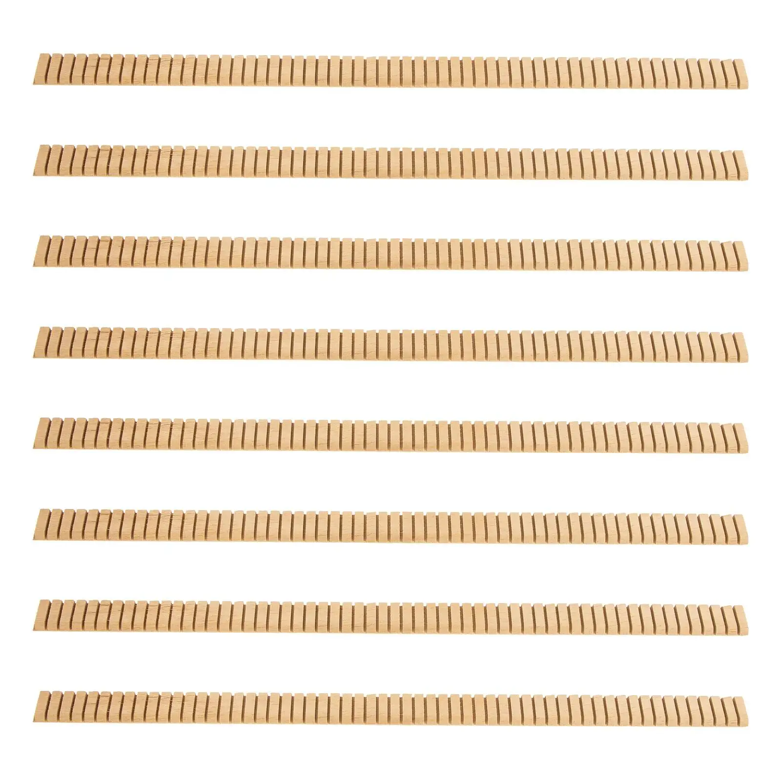 

8 Pcs Wood Guitar Decoration Accessories Practical Decorative Acoustic Ukulele Bass Purfling Binding Strip Wooden