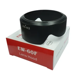 1PCS EW60F EW-60F Camera Lens Hood  Bayonet Mount for Canon M5 M6 With EF-M 18-150mm f/3.5-6.3 IS STM 55mm Lens with package box