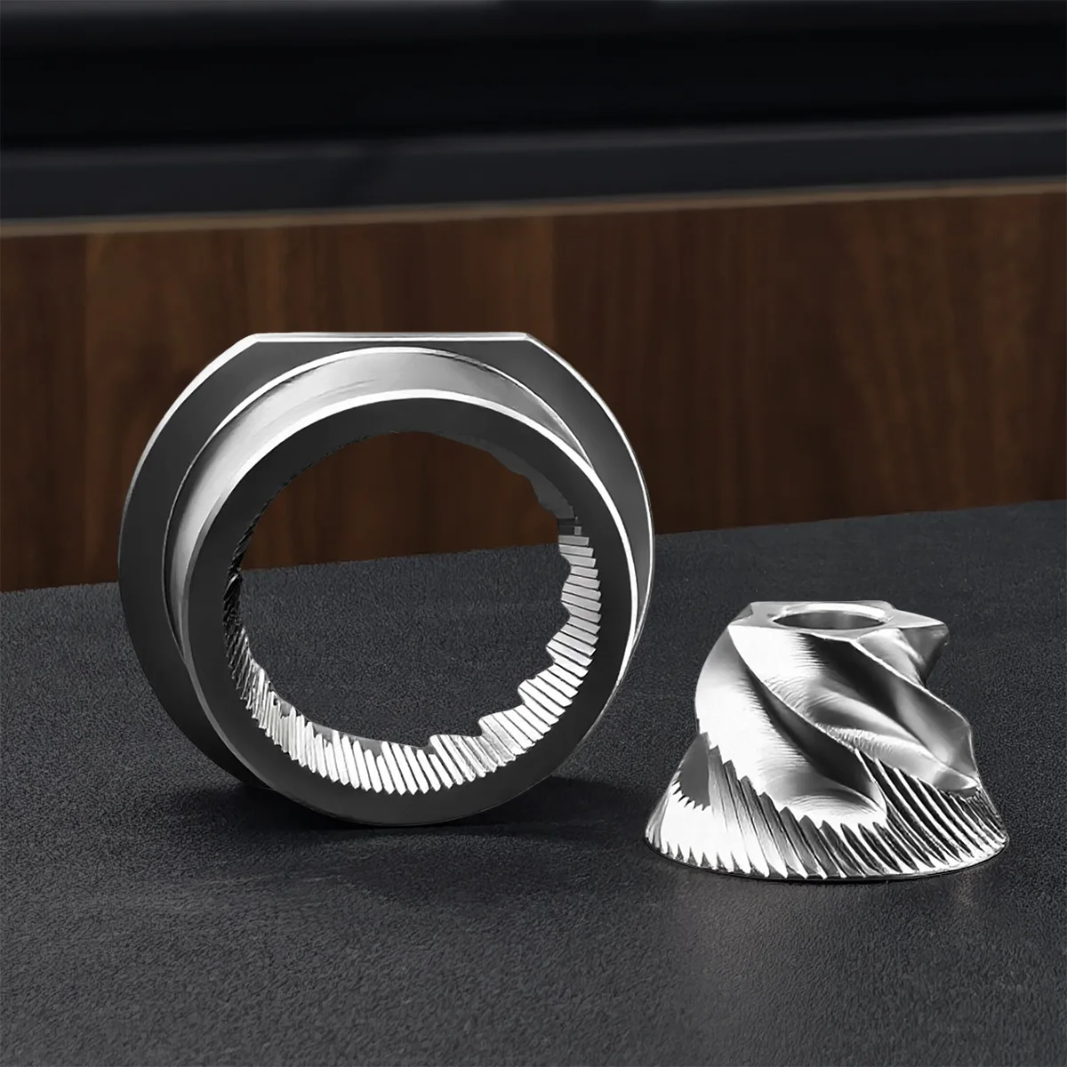 Stainless Steel 48 MM Conical Burr Set Designed as Direct Replacement for Nivona Coffee Grinder Units Compatible with