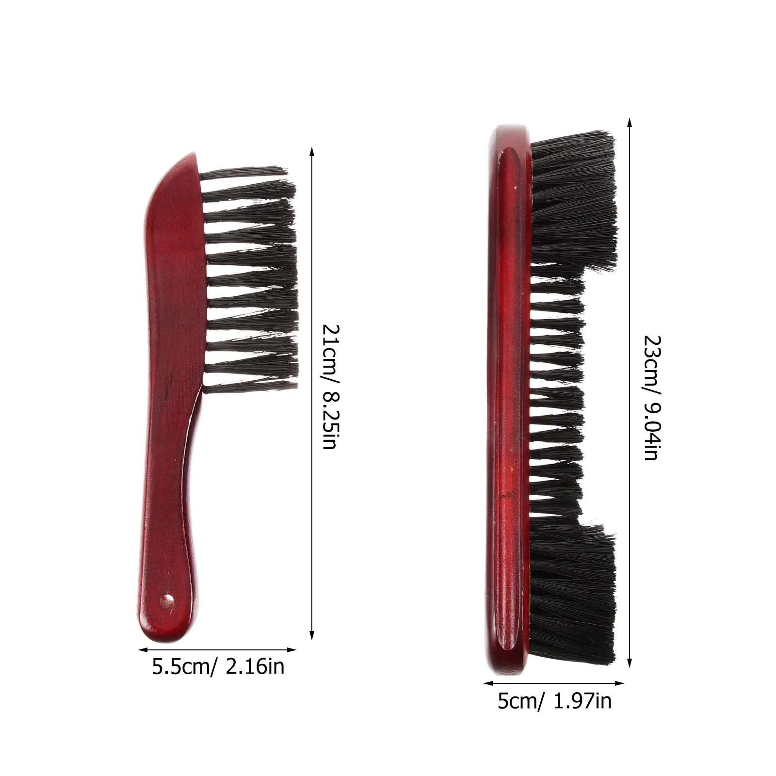 2 قطعة مجموعة فرشاة طاولة بلياردو مقبض خشبي منظف البلياردو متعدد الوظائف نادي طاولة بلياردو تنظيف أداة ملحقات البلياردو #2