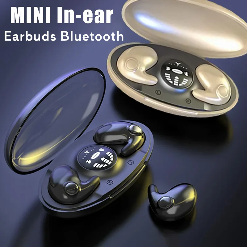 

Bluetooth Earphones 5.3 Noise Cancelling Sleep Headsets HIFI Stereo Sound Earphones Gaming Headphones High Quality