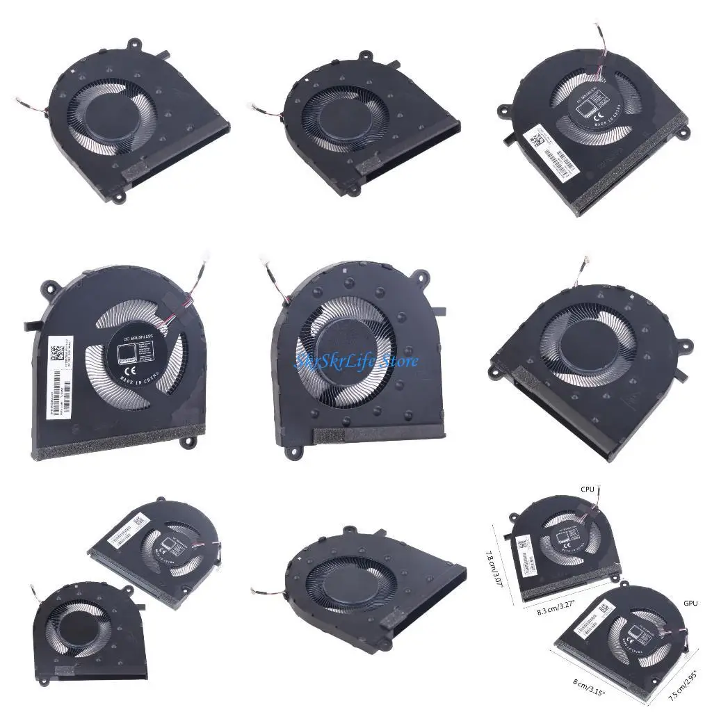

E65E Effective GPU CPU Fan for Spectre 16inch 16-F16T-F 16-F1013DX 16-F0023DX Laptops