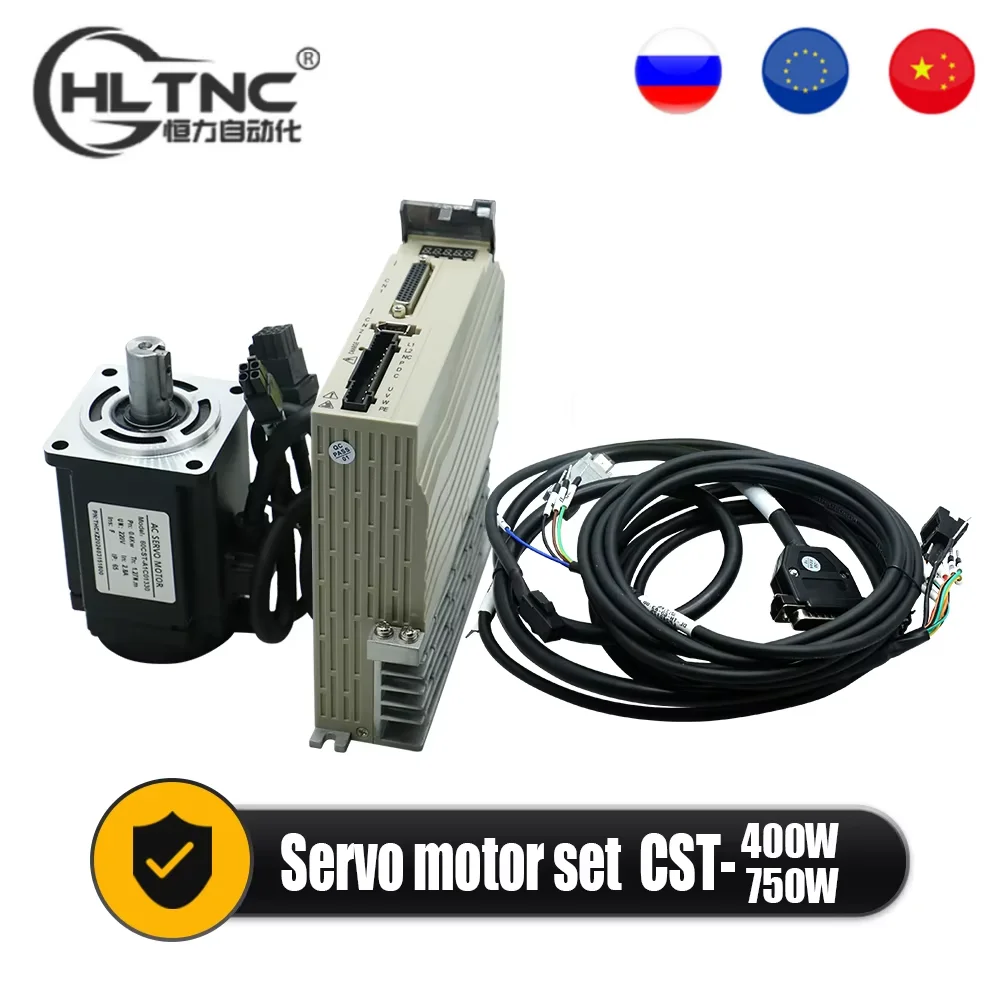 Серводвигатель переменного тока HLTNC 400 Вт / 750 Вт 3000 об/мин 1,3N 2,4N и C30 RS485 Комплект драйверов 220 В и 3 метра Кабельный абсолютный энкодер для станка с ЧПУ Серводвигатель переменного тока HLTNC 400 Вт / 750 Вт 3000 об/мин 1,3N 2,4N и C30 RS485 Комплект драйверов 220 В и 3 метра Кабельный абсолютный энкодер для станка с ЧПУ
