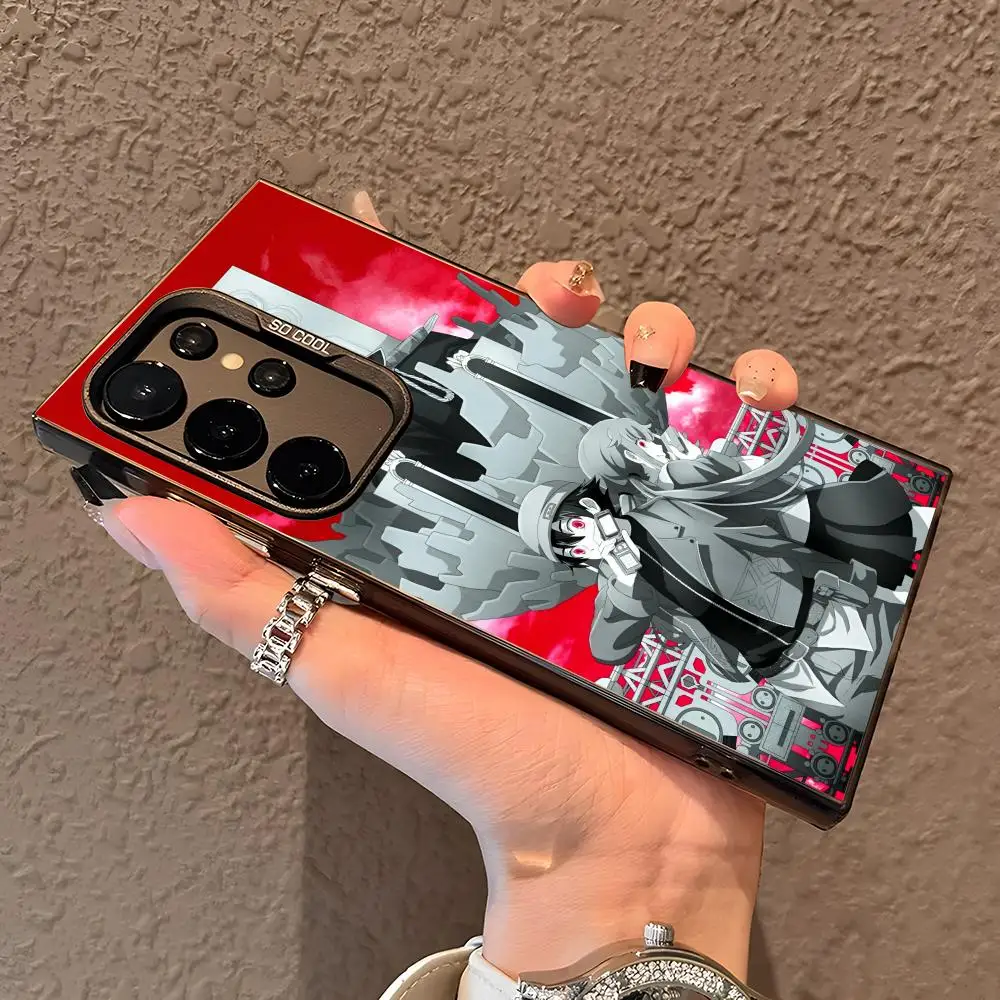 The Future Diary Phone Case For Samsung Galaxy S25 Edge S24 S23 S22 S21 S20 Ultra Silicone Colorful Silver Phone Case