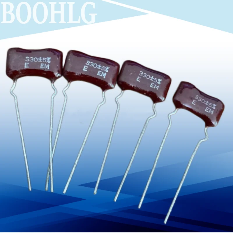5PCS 330PF 500 EM Silver Mica Capacitor 500V 330PF 331 5% P=10MM