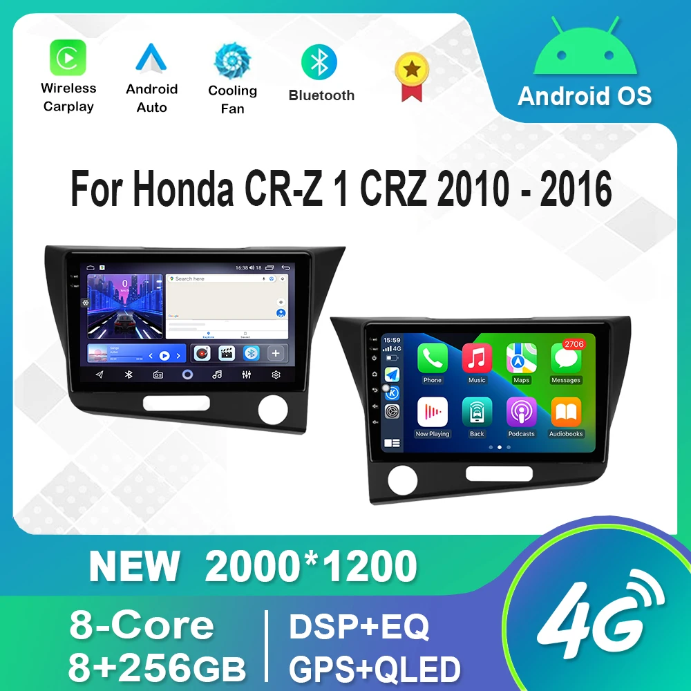 

Android Video Multimedia Radio Player For Honda CR-Z 1 CRZ 2010 - 2016 LHD RHD Bluetooth 4G WiFi HD Touch Screen GPS