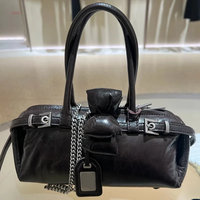 

Luxury Brand Famous Designer Diaper Bag For Women Elegant Leather Crossbody Handbag Classic Vintage Style Large Capacity