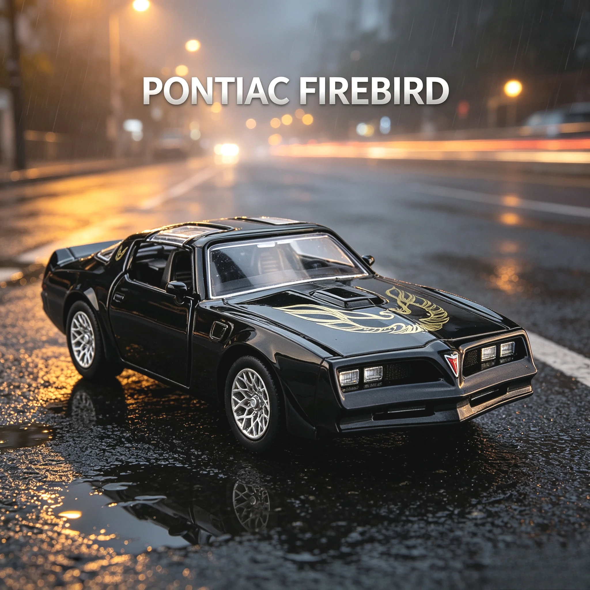 1:36 Pontiac Firebird Alloy Sports Car Model Diecast Metal Toy Vehicles Simualtion Toy Collection Miniature Voiture