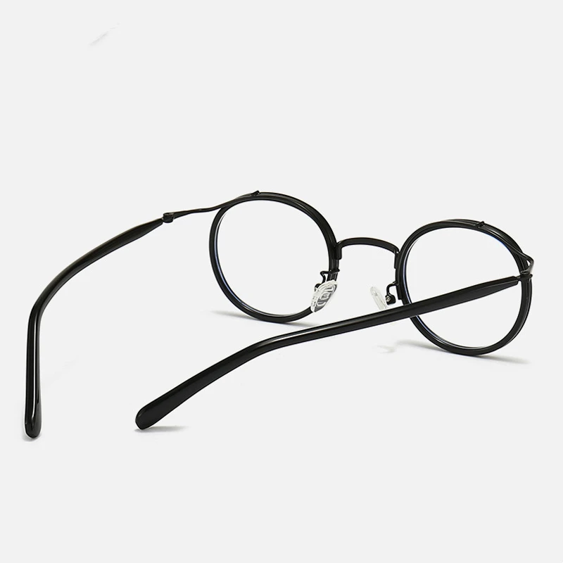 New Fashion Trend Retro Japanese Round Frame Presbyopic Eyewear for Men and Women Photochromic Anti Blue Light Reading Glasses