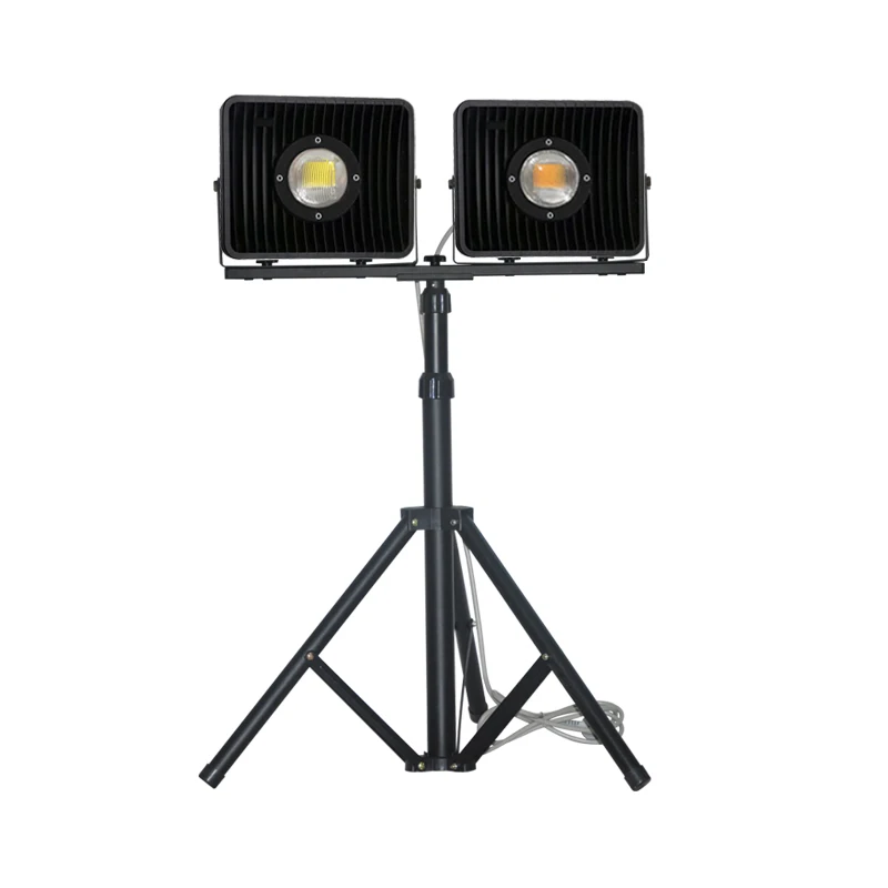 Factory Price 85V-265V Tripod set Car Beauty Work Light led 50w Polished Paint Grain Catching Lamp