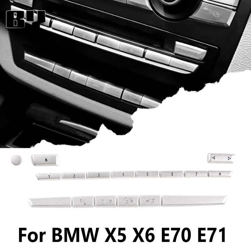 

For BMW X5 X6 E70 E71 2010 2011 2012 2013 central control button sticker Cover Trim