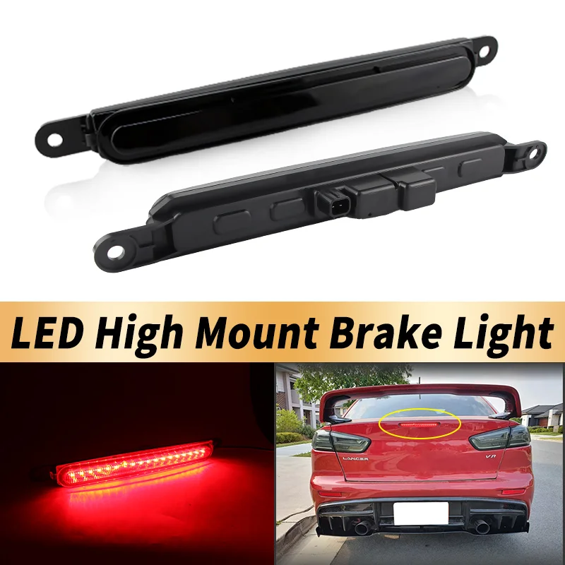 1PC Car Rear Tail Third Brake Lamp LED Super Bright High Mount Brake Light For Mitsubishi Lancer 2008 2009-2016 OEM#:8334A08