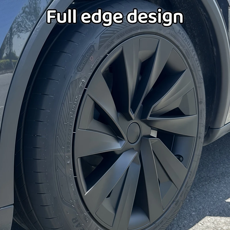 4PCS Hubcaps 19 Inch for Tesla Model Y Juniper Performance Replacement Wheel Cover Automobile Hub Cap Full Rim Accessories 2025